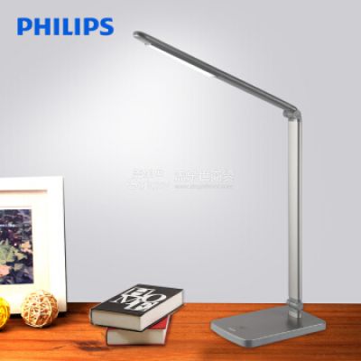 飞利浦 (PHILIPS) LED台灯 工作学习卧室床头灯 四档触摸调光 晶胜